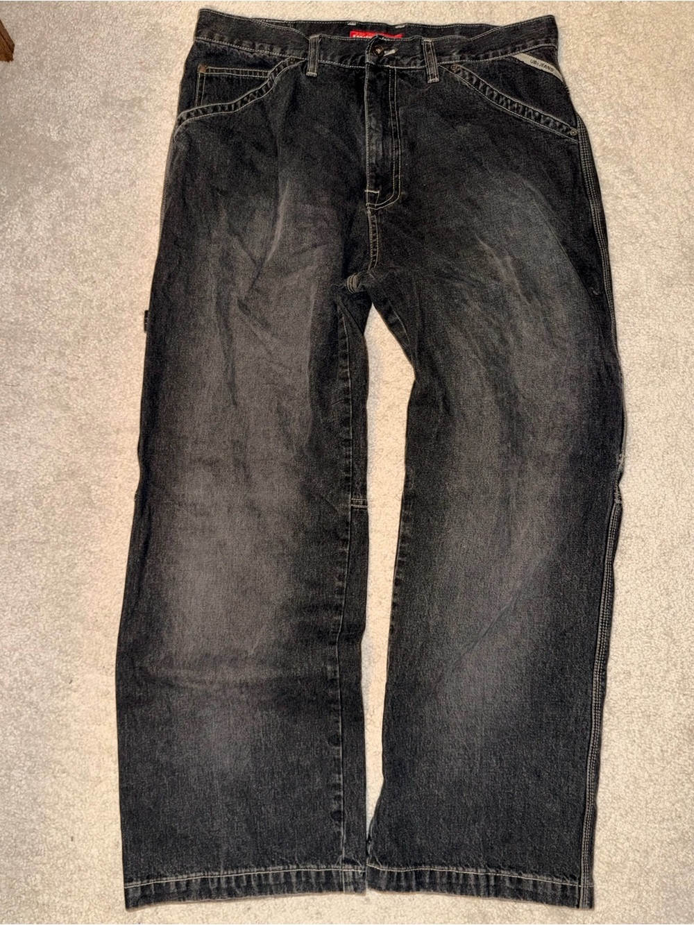 Vintage UNIONBAY Men's Y2K Baggy Grunge Skater Wide Leg Jeans 36/30